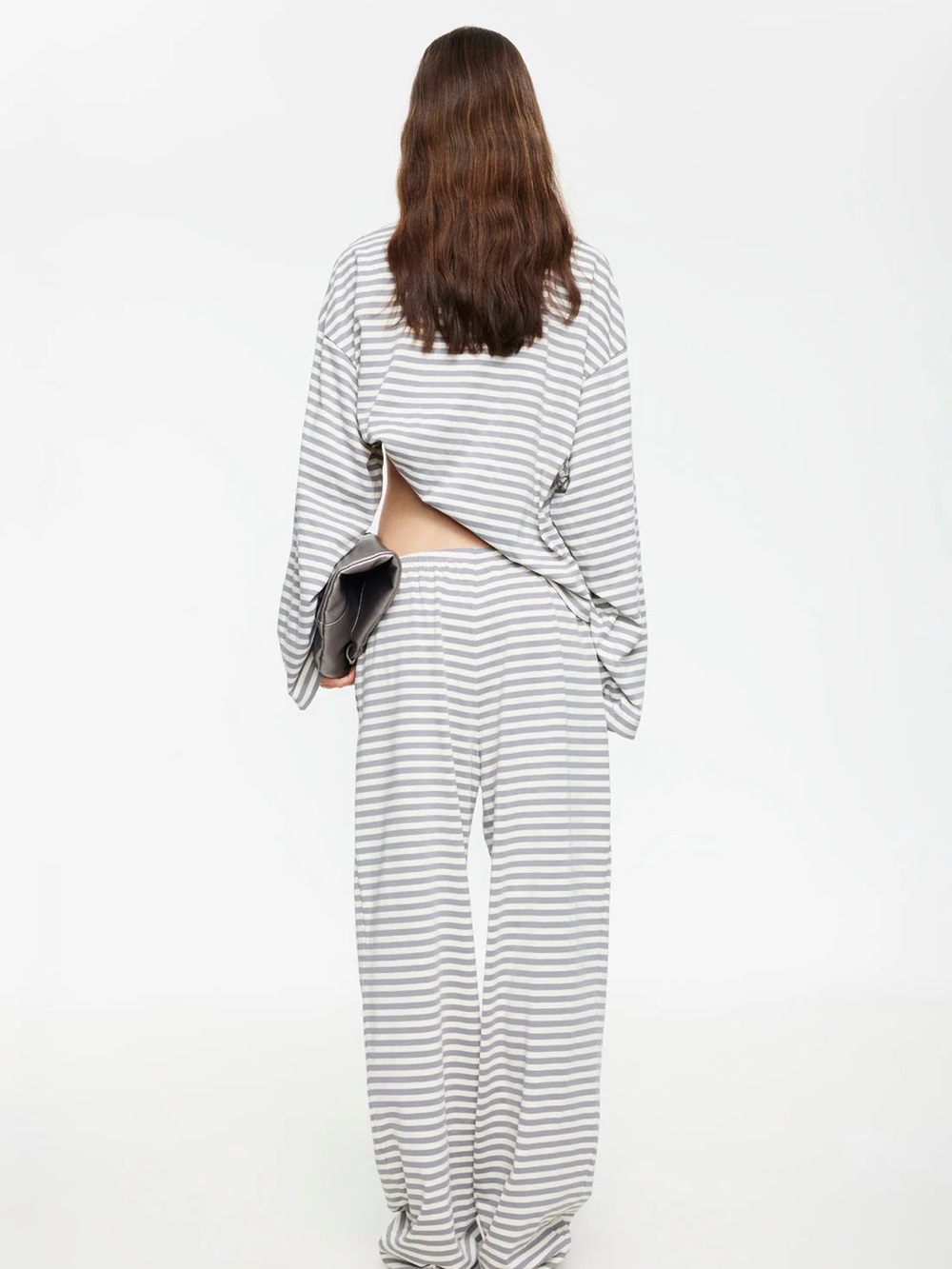 LIONESS | BLOOM PANT | ASH STRIPE | 1K - Picture 3 of 5
